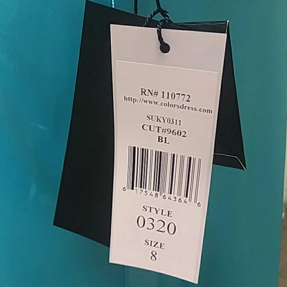 COLORS | Dresses | Turquoise Colors Dress Gown Prom Homecoming | Poshmark